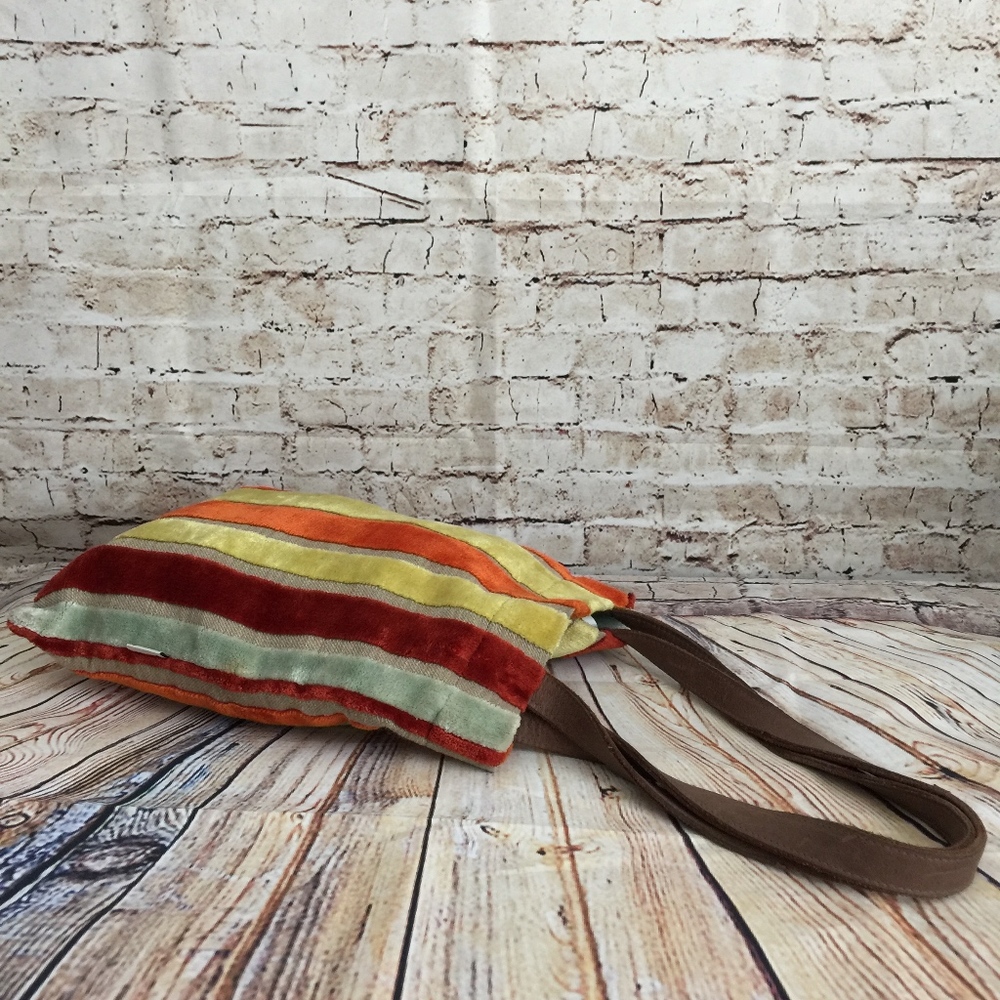 Daf Design Vertical Multi-Color Striped Tote - image 3